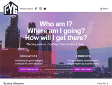 Tablet Screenshot of findyourgrind.com